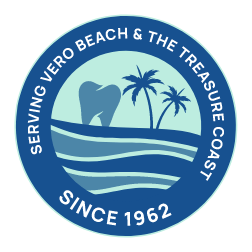 Badge reading Serving Vero Beach and the Treasure Coast since 1962