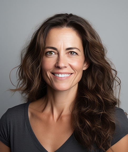 Portrait of a smiling middle aged woman