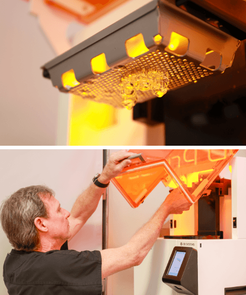 Same day dental crown system