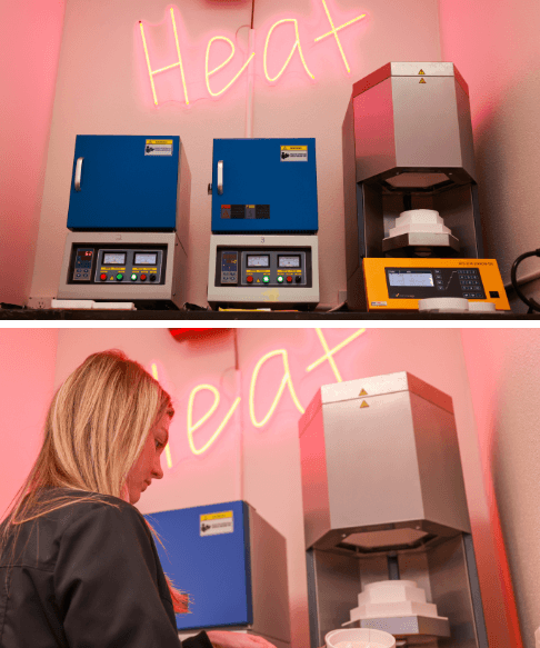 closeup of young woman smiling 